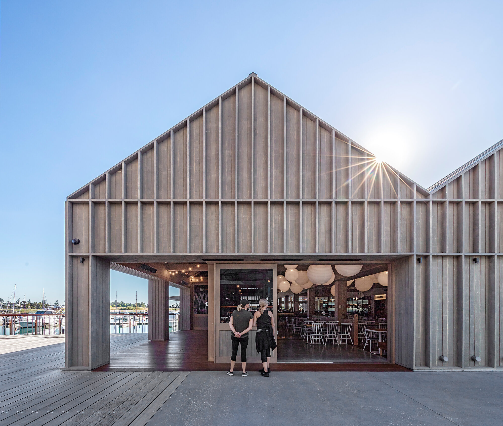 Interior photograph of Waterfront Tavern by Murray Fredericks